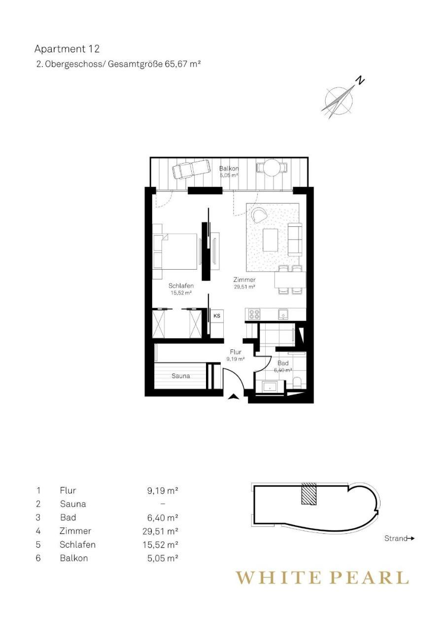 White Pearl Apartment 2.12 Timmendorfer Strand Εξωτερικό φωτογραφία
